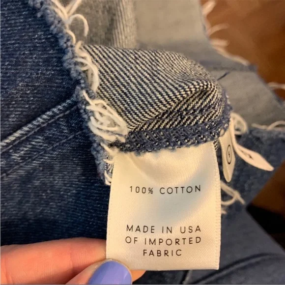 GRLFRND Denim 'Kristin' Bustier Strapless Dress in Femme Fatale Size Small NWOT - Picture 10 of 13